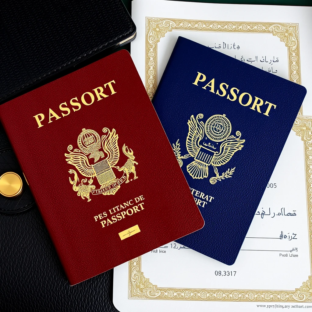 Passaportes internacionais documentos propriedade Dubai certificado titularidade secretária